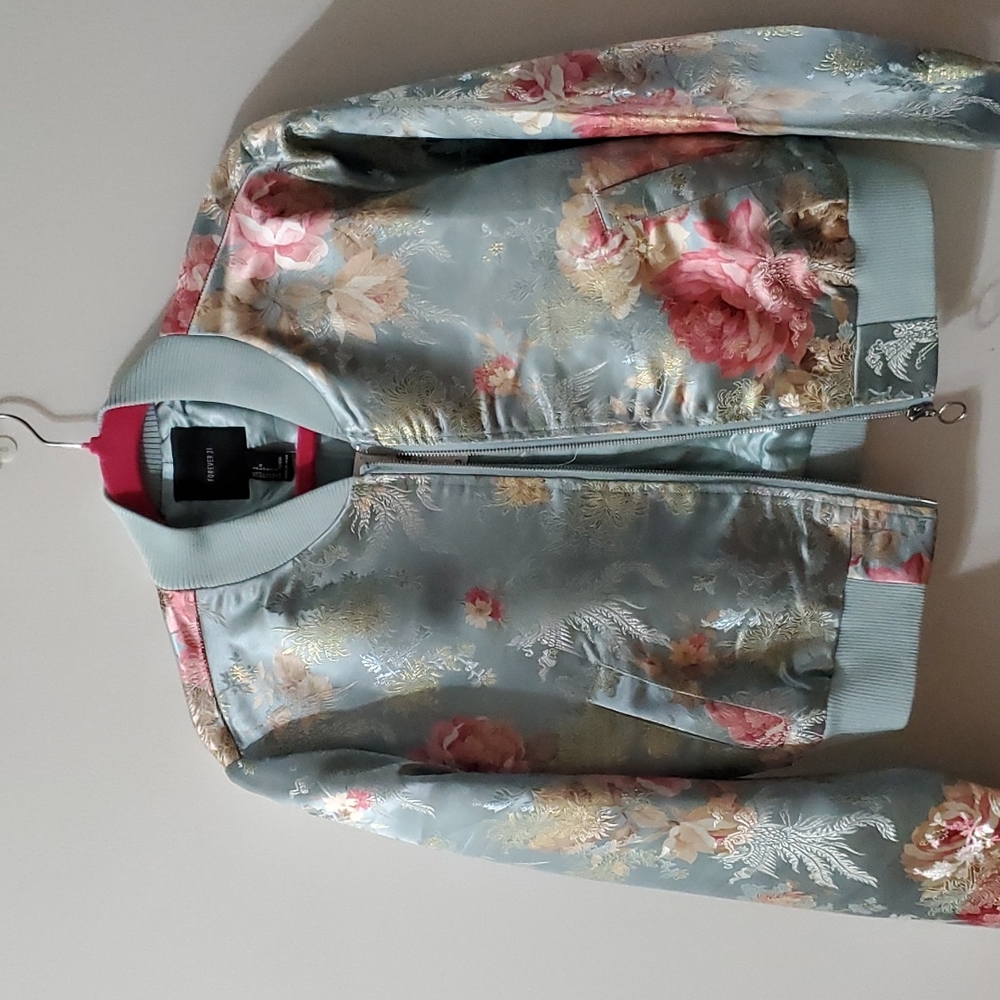 Silk Bomber Jacket